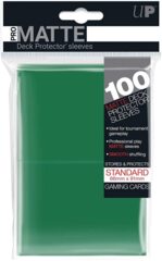 100ct Pro-Matte Green Standard Deck Protectors